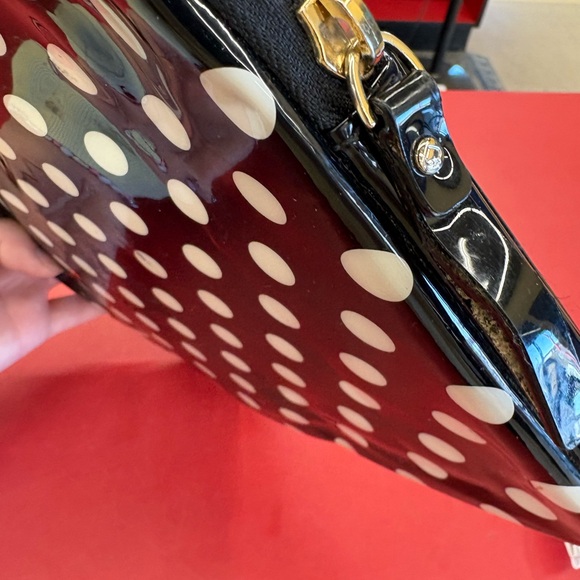Kate Spade Black and White Polka Dot Clutch - Picture 7 of 9